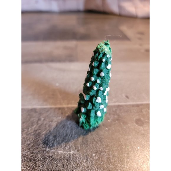 Pine tree AS IS snow xmas village accessory - Picture 2 of 4